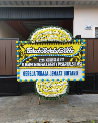 Papan Bunga Duka di Rimba Melintang
